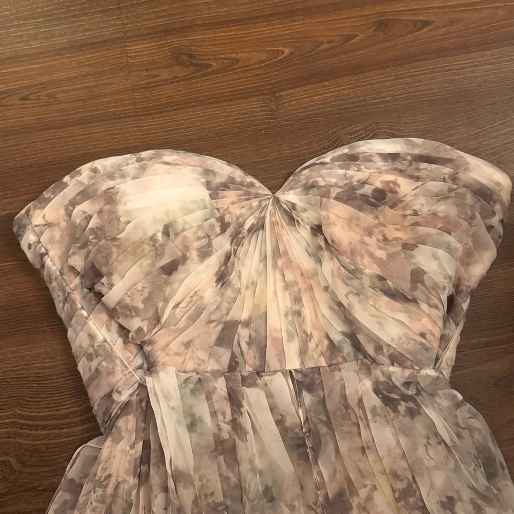 Jenny‎ Yoo Collection Tan Gown - Picture 3 of 9